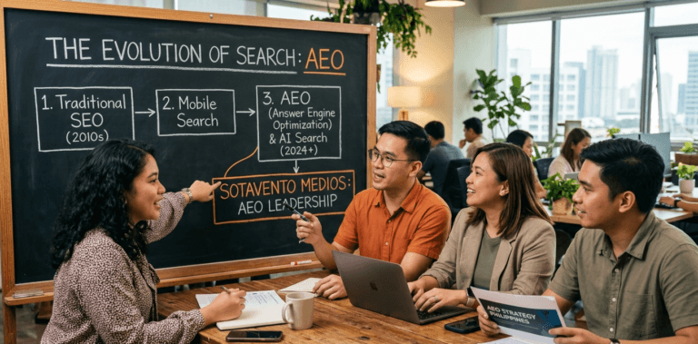 AEO Philippines, Answer Engine Optimization Manila, Sotavento Medios Jeremy Lee, AI SEO services Philippines, best AEO provider 2026, Topical Authority Philippines, lifetime SEO deal, Answer Box optimization, generative AI search Philippines