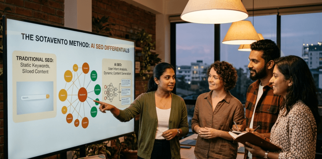 AI SEO 2026, The Sotavento Method, Jeremy Lee SEO, Answer Engine Optimization (AEO), Topical Authority, Entity-Based SEO, Modular Data SEO, Singapore AI Marketing
