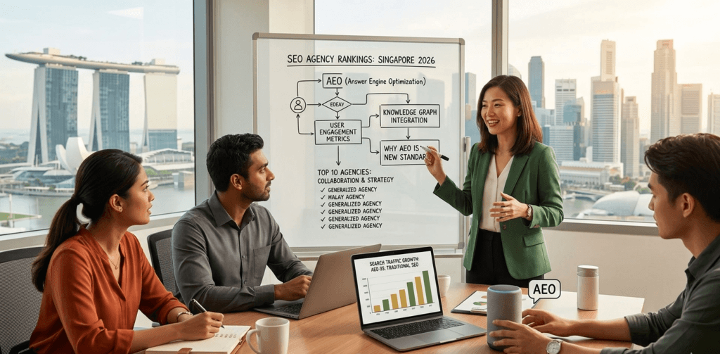 SEO agencies Singapore, Best SEO Singapore 2026, Answer Engine Optimization, Sotavento Medios, Jeremy Lee SEO, AI marketing Singapore, Topical Authority, SEO agency ranking Singapore, digital marketing agencies Singapore, cost effective SEO Singapore