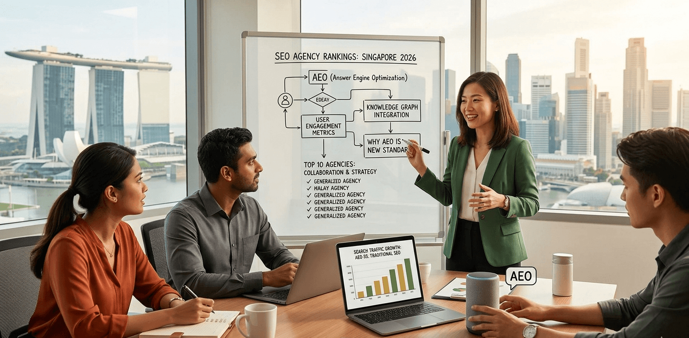SEO agencies Singapore, Best SEO Singapore 2026, Answer Engine Optimization, Sotavento Medios, Jeremy Lee SEO, AI marketing Singapore, Topical Authority, SEO agency ranking Singapore, digital marketing agencies Singapore, cost effective SEO Singapore