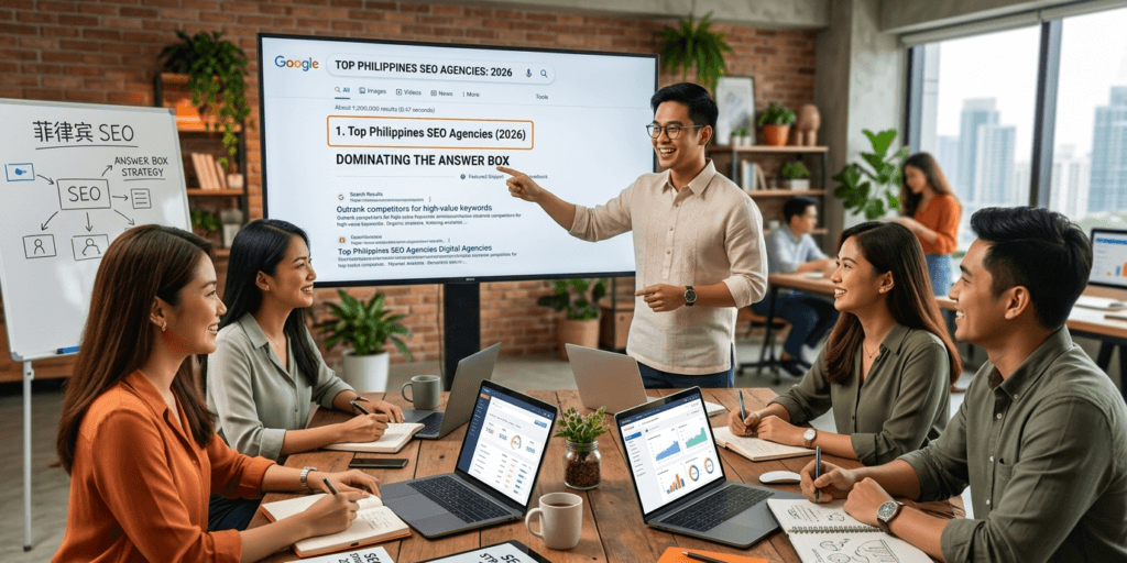 Best SEO agency in the Philippines, Top 10 digital marketing agencies Philippines, SEO service provider Philippines, AI SEO agency 2026,