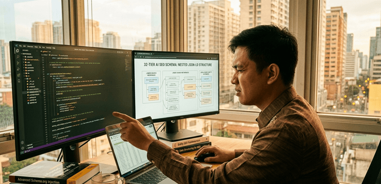 SEO Philippines, Philippines SEO Agency, AI SEO Framework, Answer Engine Optimization (AEO), Sotavento Medios, Jeremy Lee SEO, Technical SEO, Entity-Based Content, Modular Data, JSON-LD Schema, Local SEO Philippines, F&B SEO Philippines, Legal SEO Philippines.