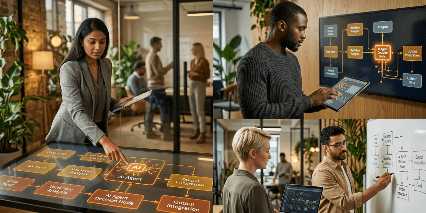 Artificial Intelligence, Digital Transformation, Workflow Automation, AI Governance, Technical Infrastructure, Change Management, Data Integration,
