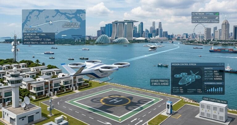 Autonomous 6G-Connected VTOL Aircraft: Future of Transportation