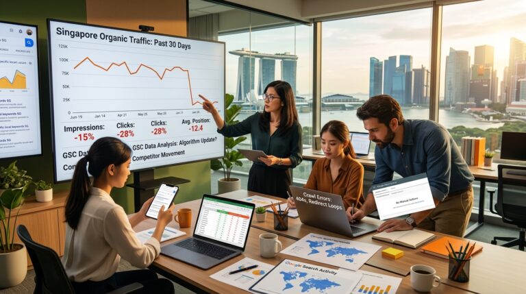 Organic Search Traffic Drop, Google Manual Penalty, SEO Technical Audit, Google Algorithm Updates, Search Intent Optimization