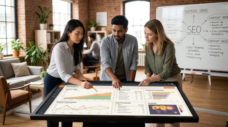 SEO Strategy, Organic Traffic Growth, Keyword Rankings, Long-Tail Keywords, Search Engine Optimization, Google Search Console, Conversational Search, Search Results Layouts, Content Optimization, Answer Engine Optimization, Generative Engine Optimization,