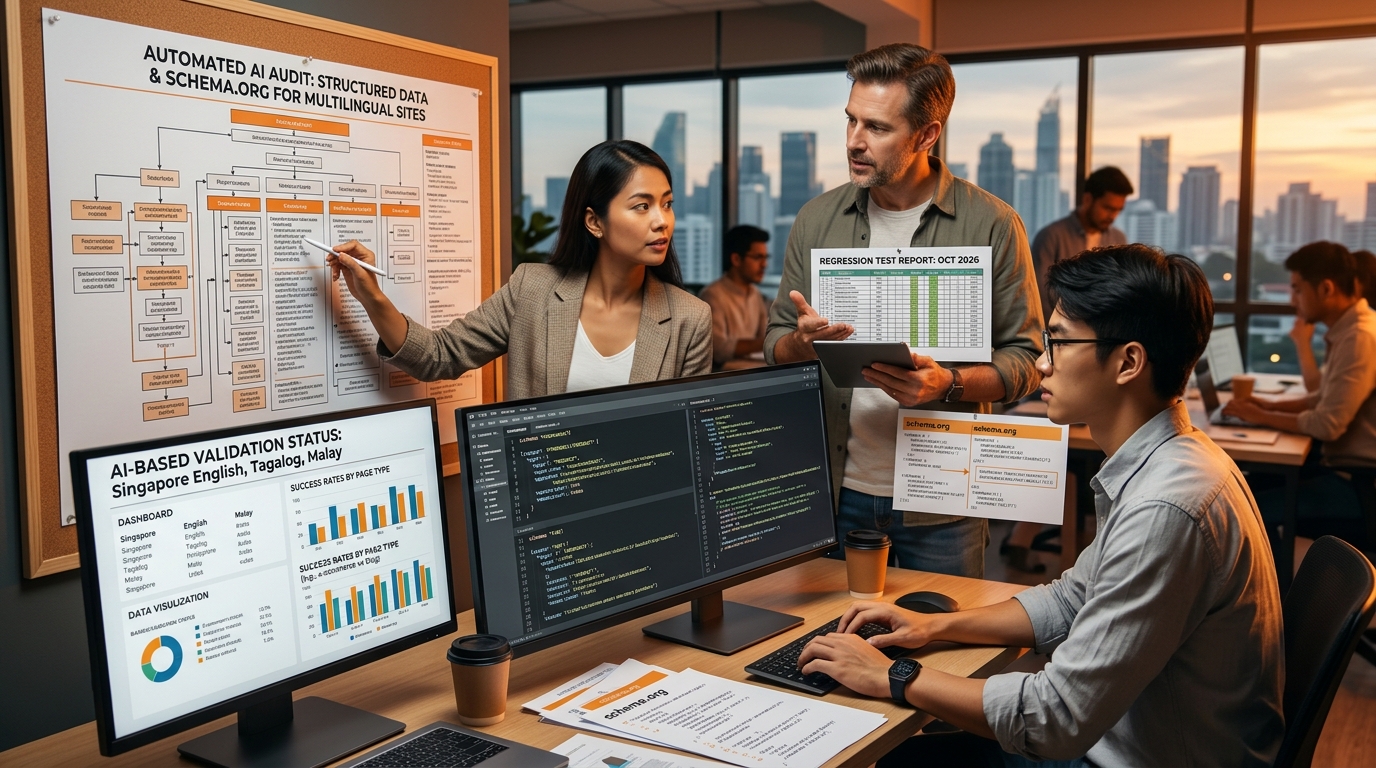 AI testing suites, Enterprise SEO, JSON-LD validation, Philippines SEO, rich results, schema markup, SEO Automation, Singapore SEO, structured data audit, Technical SEO