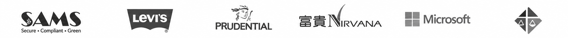 Monochrome Corporate Partner Logo Grid